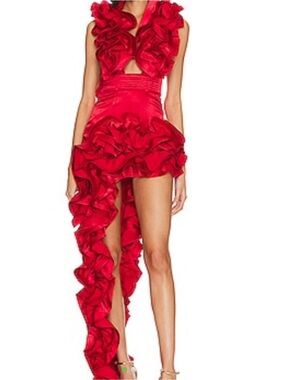 Bronx and Banco Red Aurora Gown